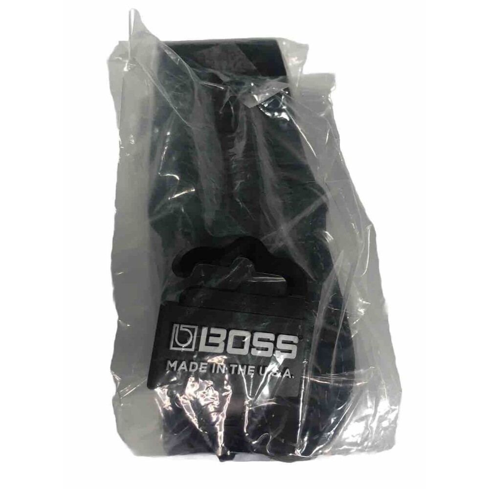 Boss Guitar Strap Nylon Seatbelt - Black 2” adjusts to 5’ - NEW